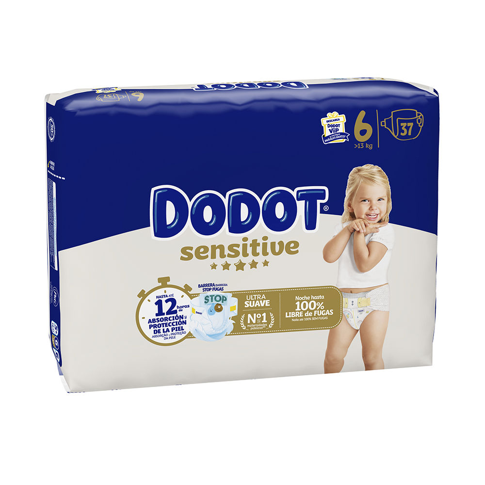 Dodot Sensitive Size 6 Diapers +13 Kg 37 Units