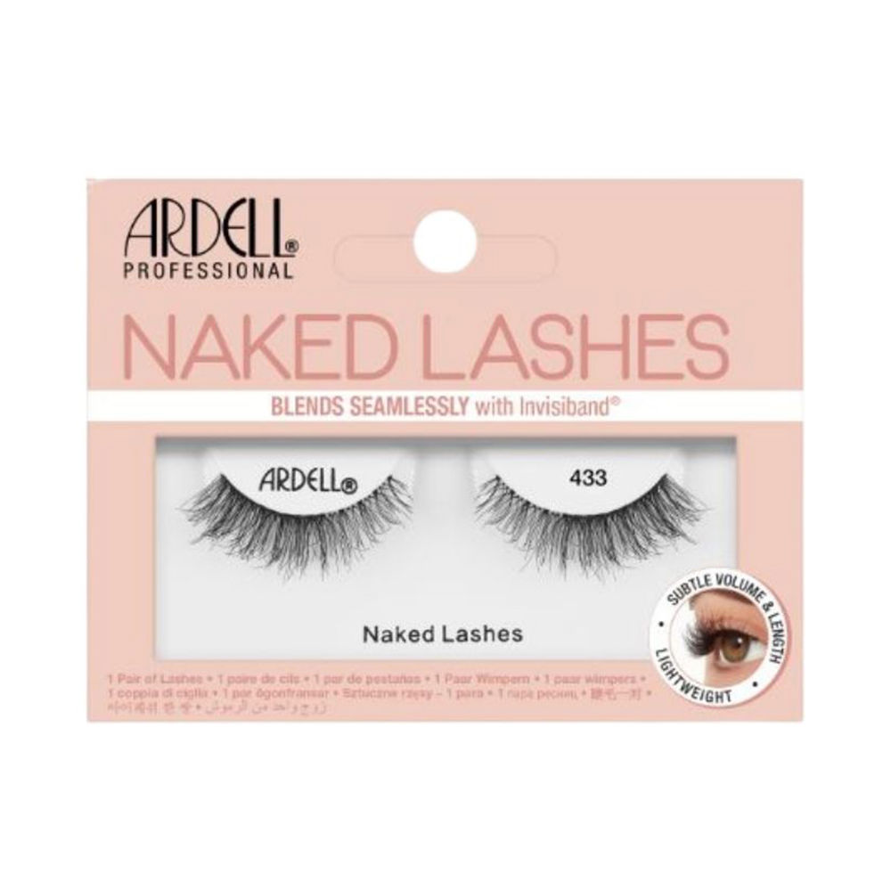 Ardell Naked Lashes Eyelashes #433 Black 1 Unit