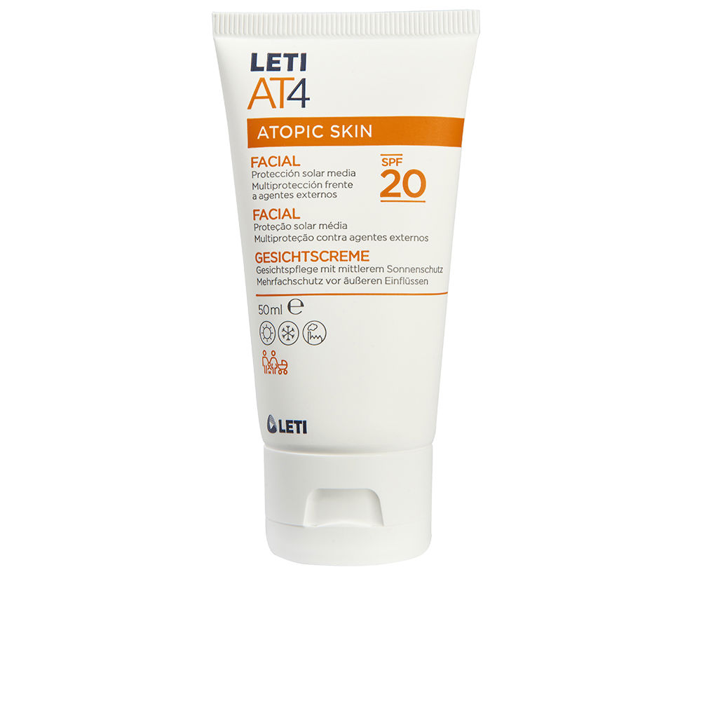 Leti Pharma Letiat4 Atopic Skin Face Cream Spf20 50 Ml