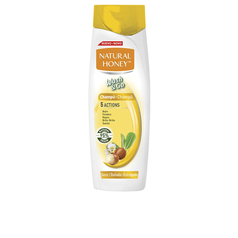 Natural Honey Wash &Amp; Go Shampoo For Damaged Hair 400 Ml