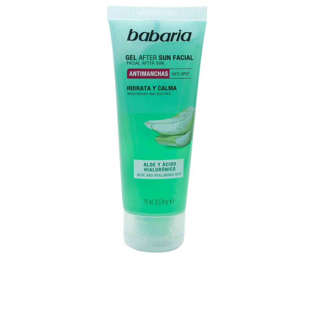 Babaria After Sun Facial Gel Aloe And Hyaluronic Acid 75 Ml