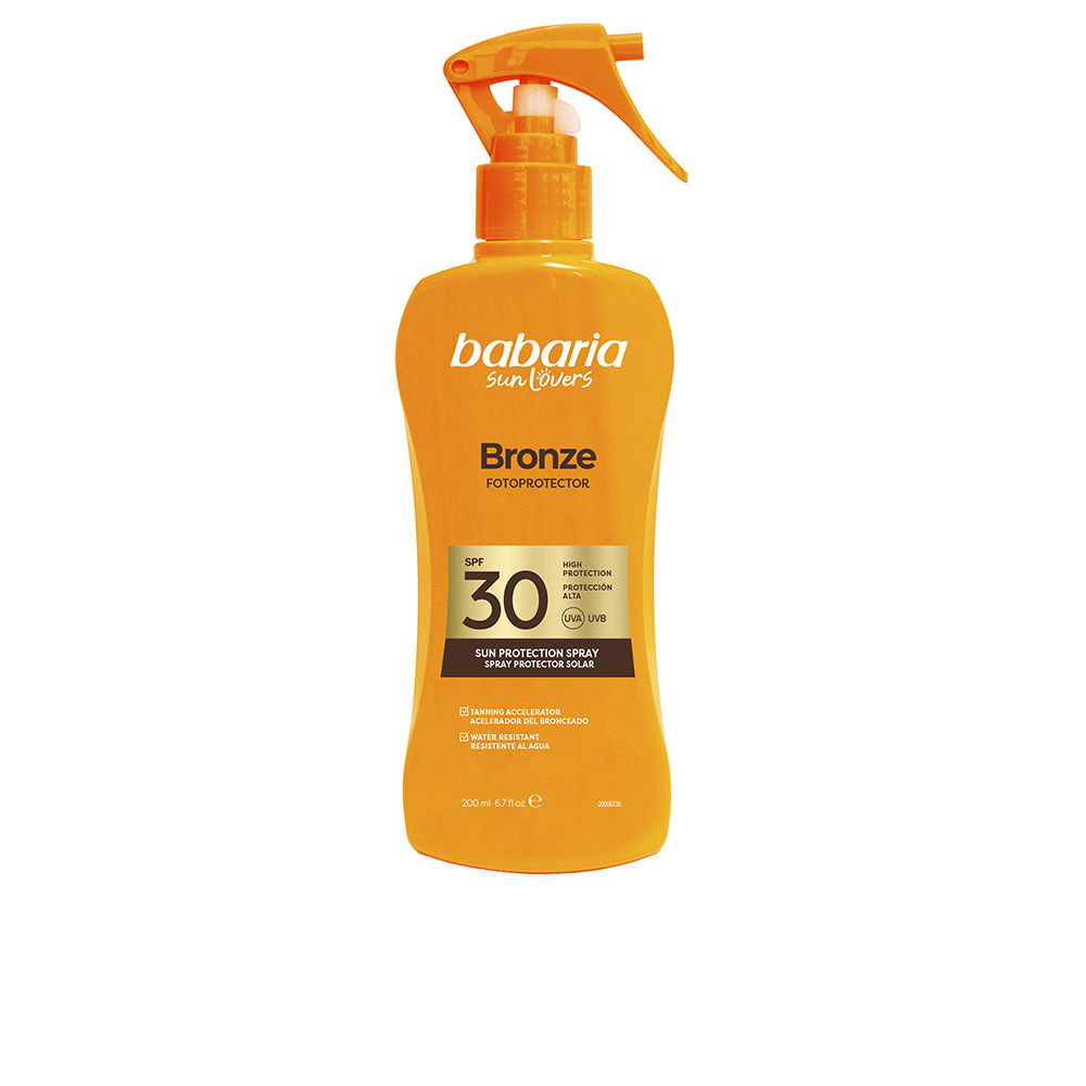 Babaria Sun Lovers Bronze Spray Protector Solar Spf30 200 Ml
