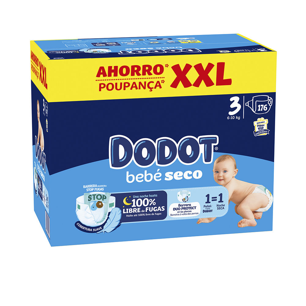 Dodot Stages Xxl Size 3 Diapers 6-10 Kg 176 Units