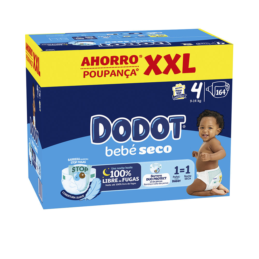 Dodot Stages Xxl Size 4 Diapers 9-14 Kg 164 Units