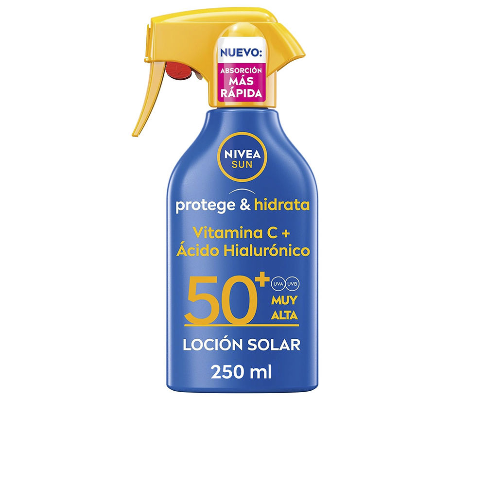 Nivea Sun Protects &Amp; Hydrates Sun Lotion Spray Spf50+ 250 Ml