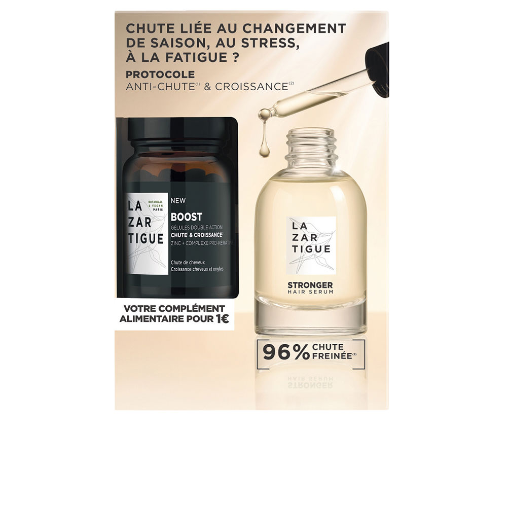 Lazartigue Stronger Anti-Hair Loss And Growth Protocol 2-Piece Kit