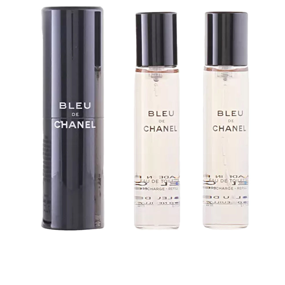 Chanel Bleu Eau De Toilette Refillable Spray 3 X 20 Ml
