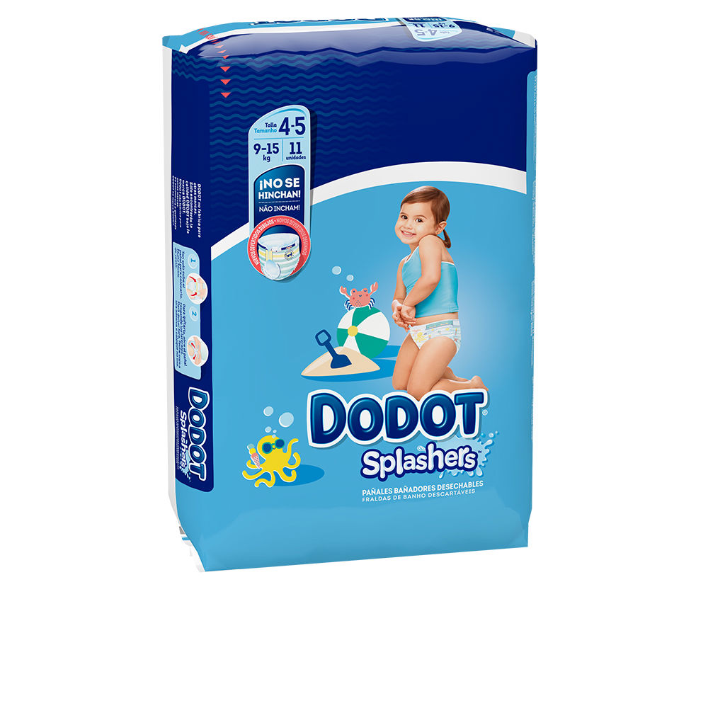 Dodot Splashers Disposable Swimsuit Size 4-5 + 9-15 Kg 11 U