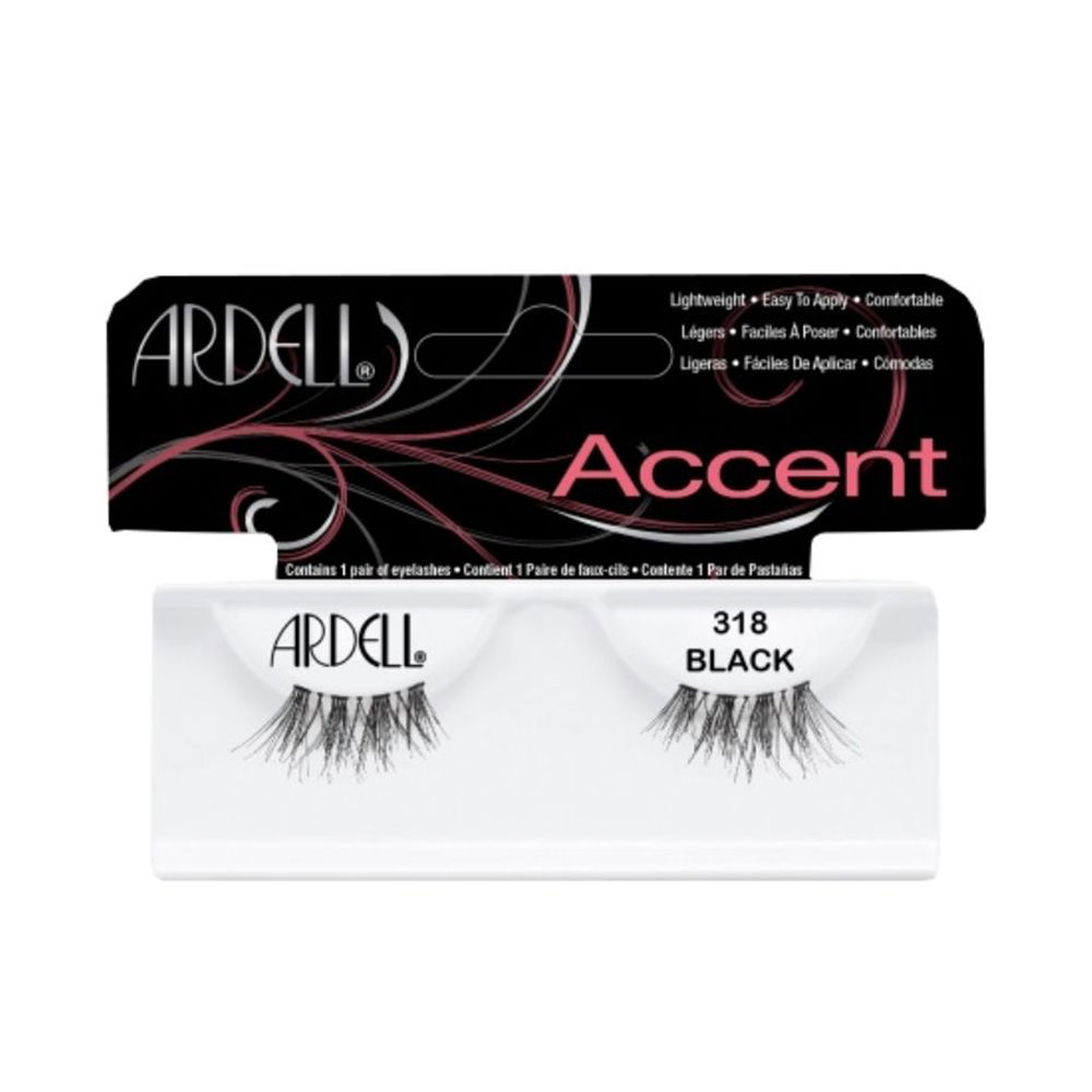 Ardell Accent Eyelashes #318 Black 1 U