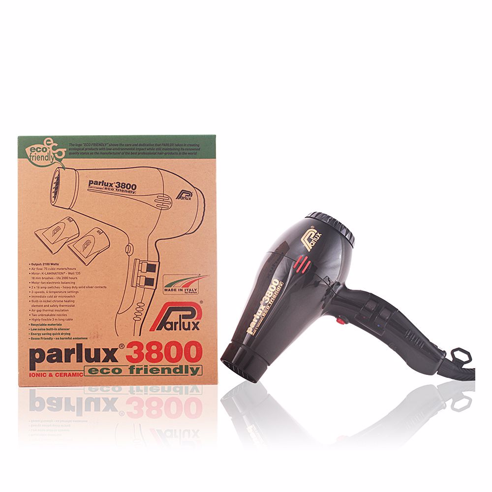 Parlux 3800 Eco Dryer #Black 1 U
