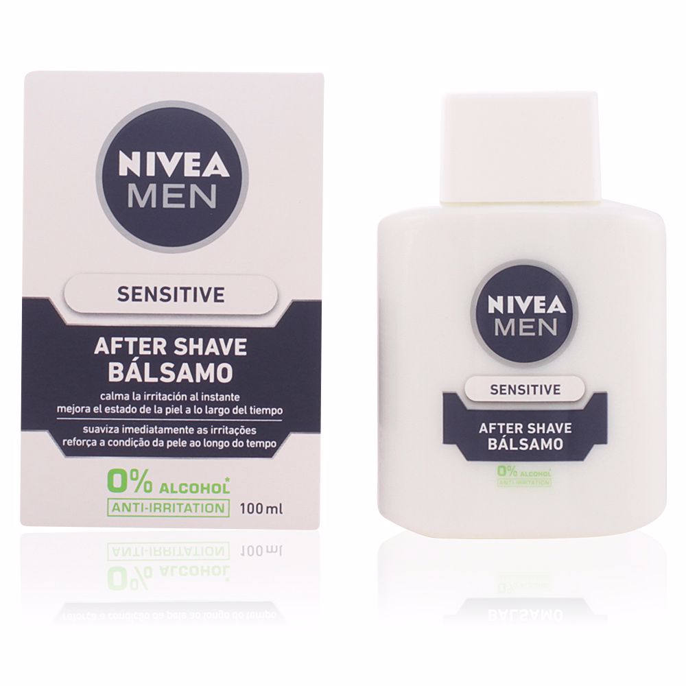 Nivea Men Sensitive After-Shave Balm 0% Alcohol 100 Ml