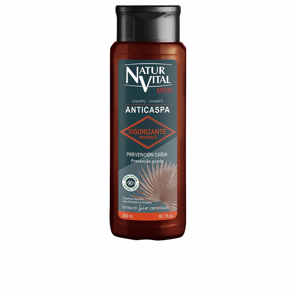 Natur Vital Anti-Dandruff Anti-Hair Loss Shampoo Men Invigorating 300 Ml