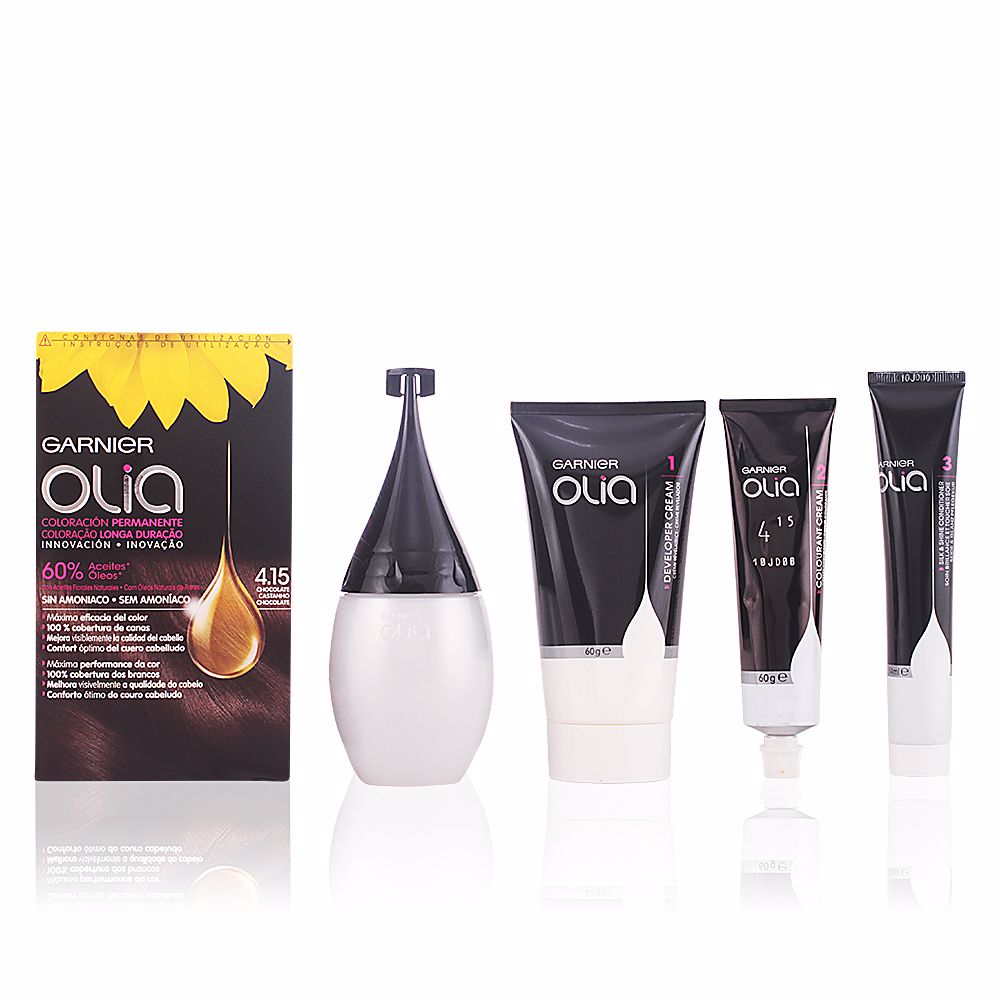 Garnier Olia Coloración Permanente Sin Amoniaco #4.15-Chocolate 1 U