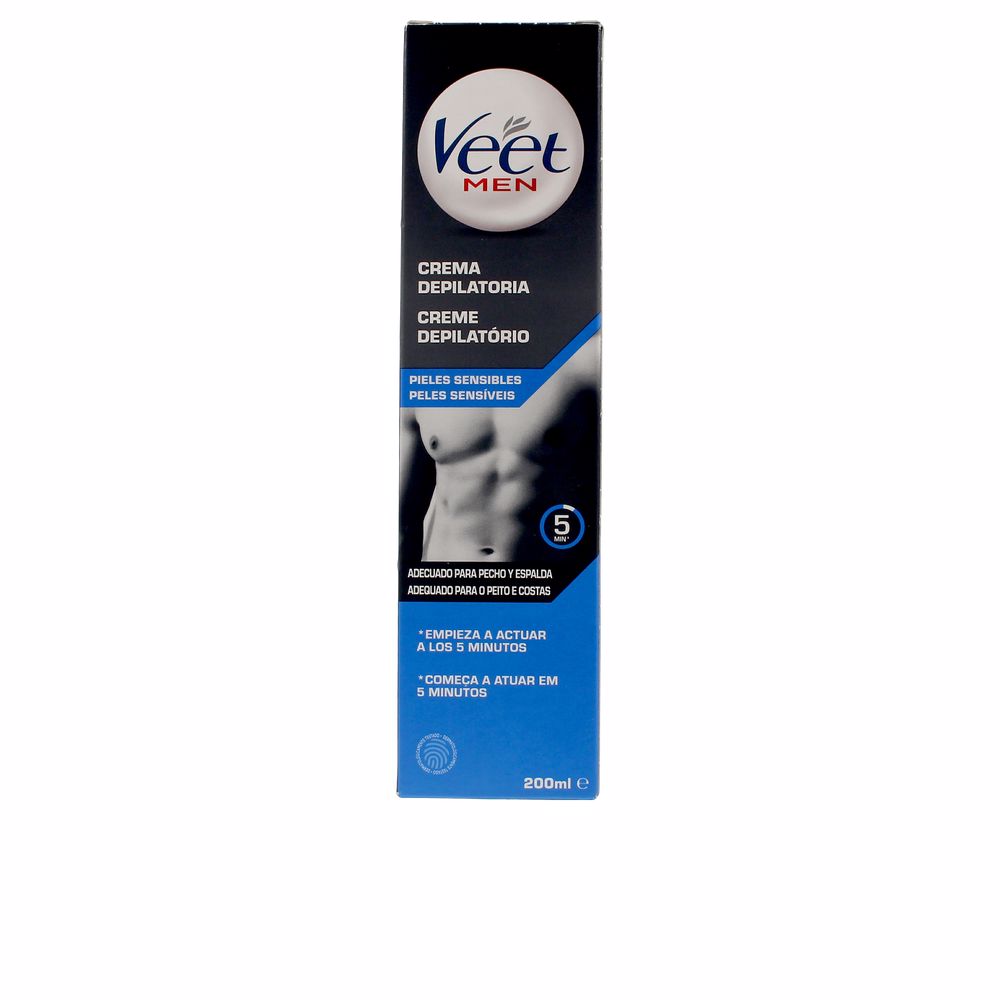 Veet Men Hair Removal Gel Cream Sensitive Skin 200 Ml
