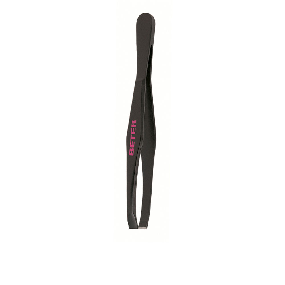 Beter Pinza Depilar Punta Recta Acero Negro 1 U