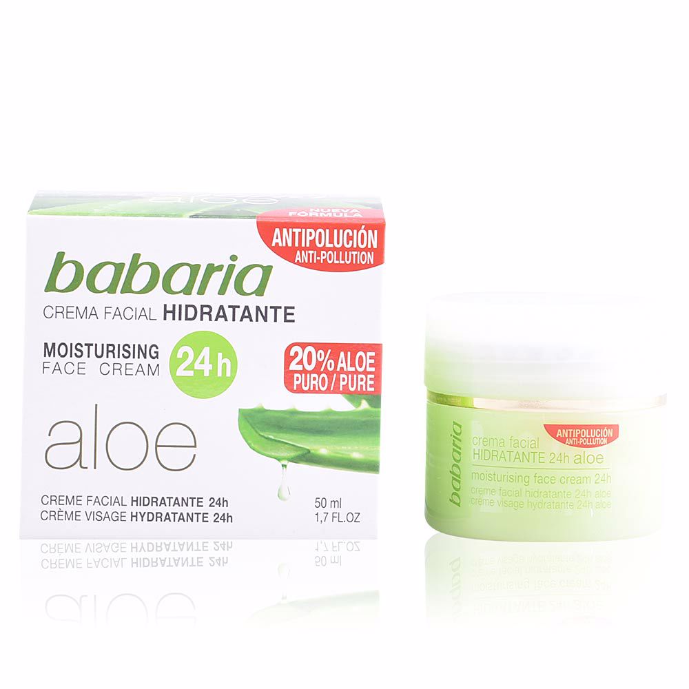 Babaria Aloe Vera Moisturizing Cream 24 Hours 50 Ml