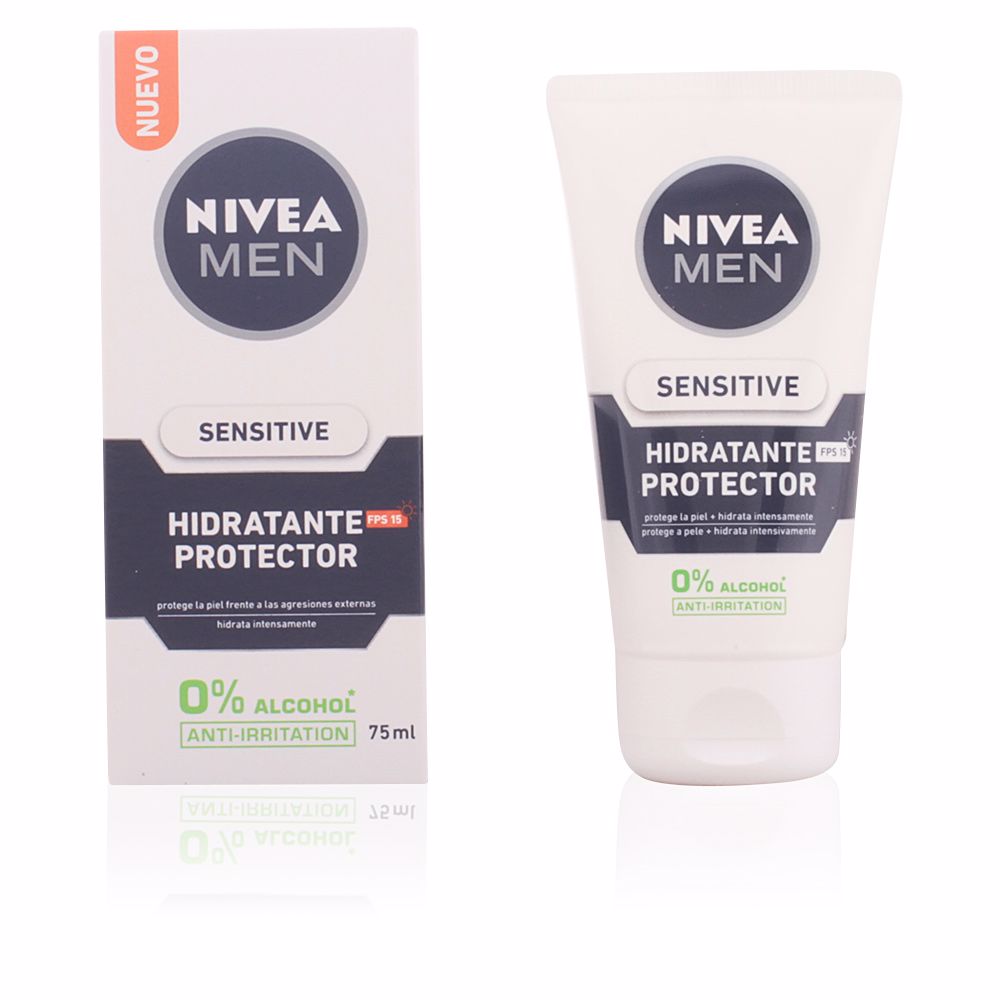 Nivea Men Sensitive Moisturizing Protector 0% Alcohol Spf15 75 Ml