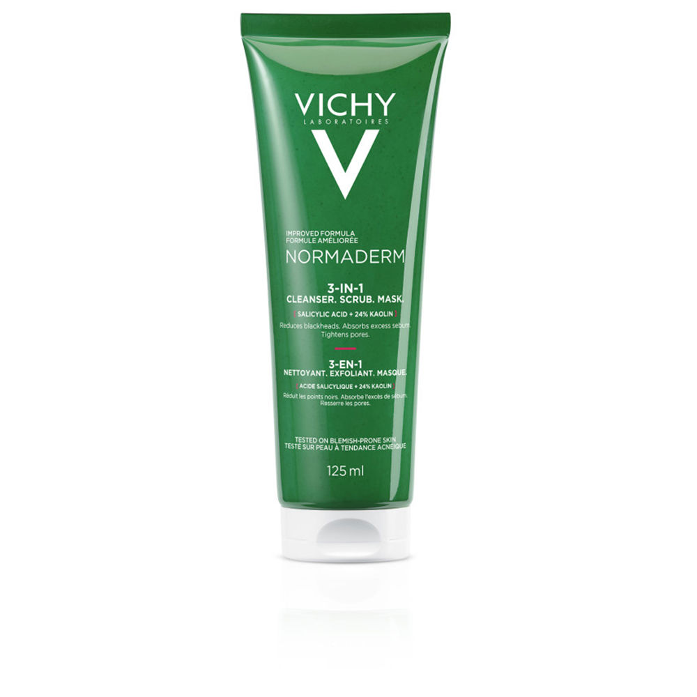 Vichy Normaderm 3 In 1 Exfoliant, Cleanser And Mask 125 Ml
