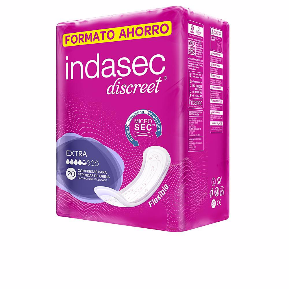 Indasec Discreet Compresa Incontinencia Extra 20 U