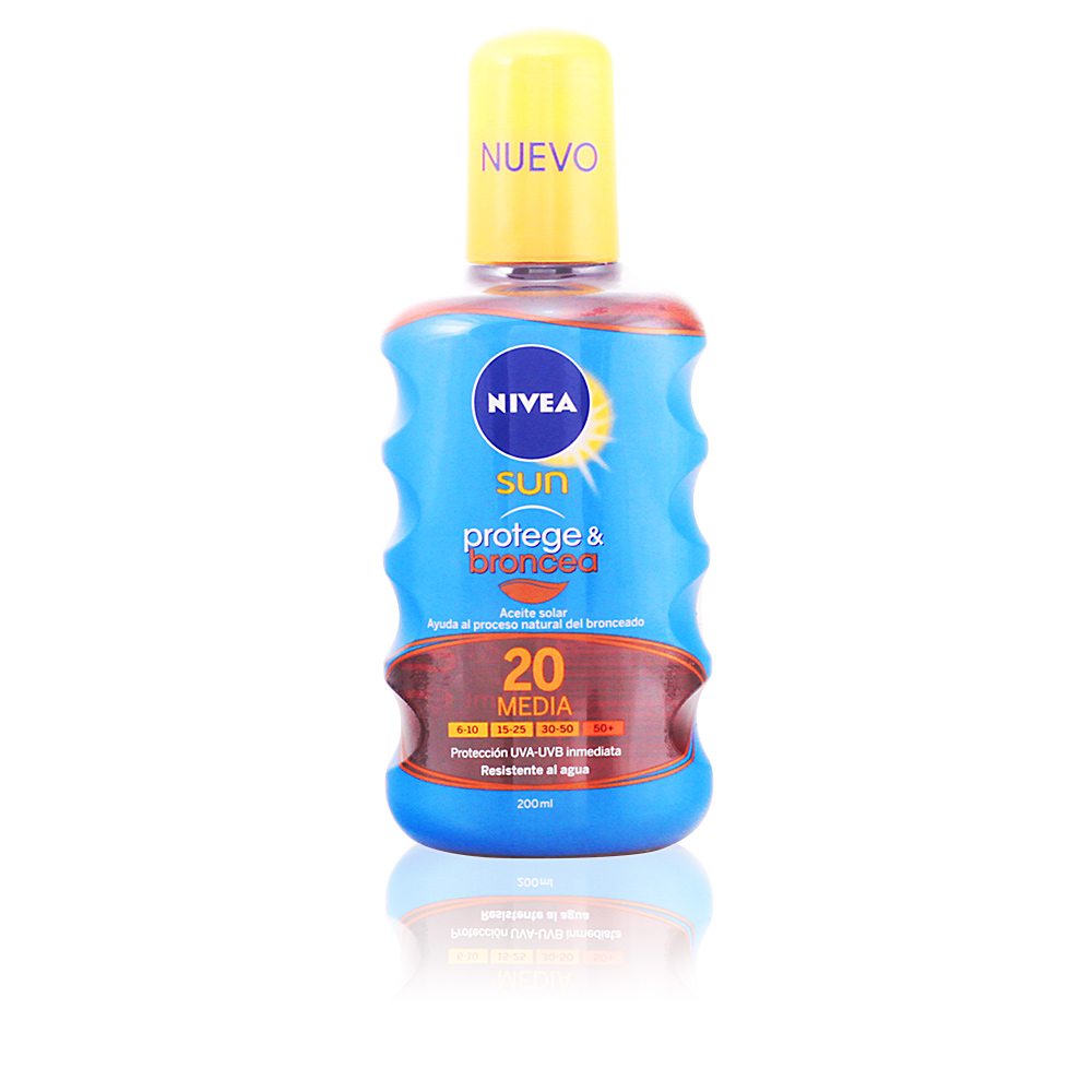 Nivea Sun Protects&Amp;Tans Oil Spf20 200 Ml