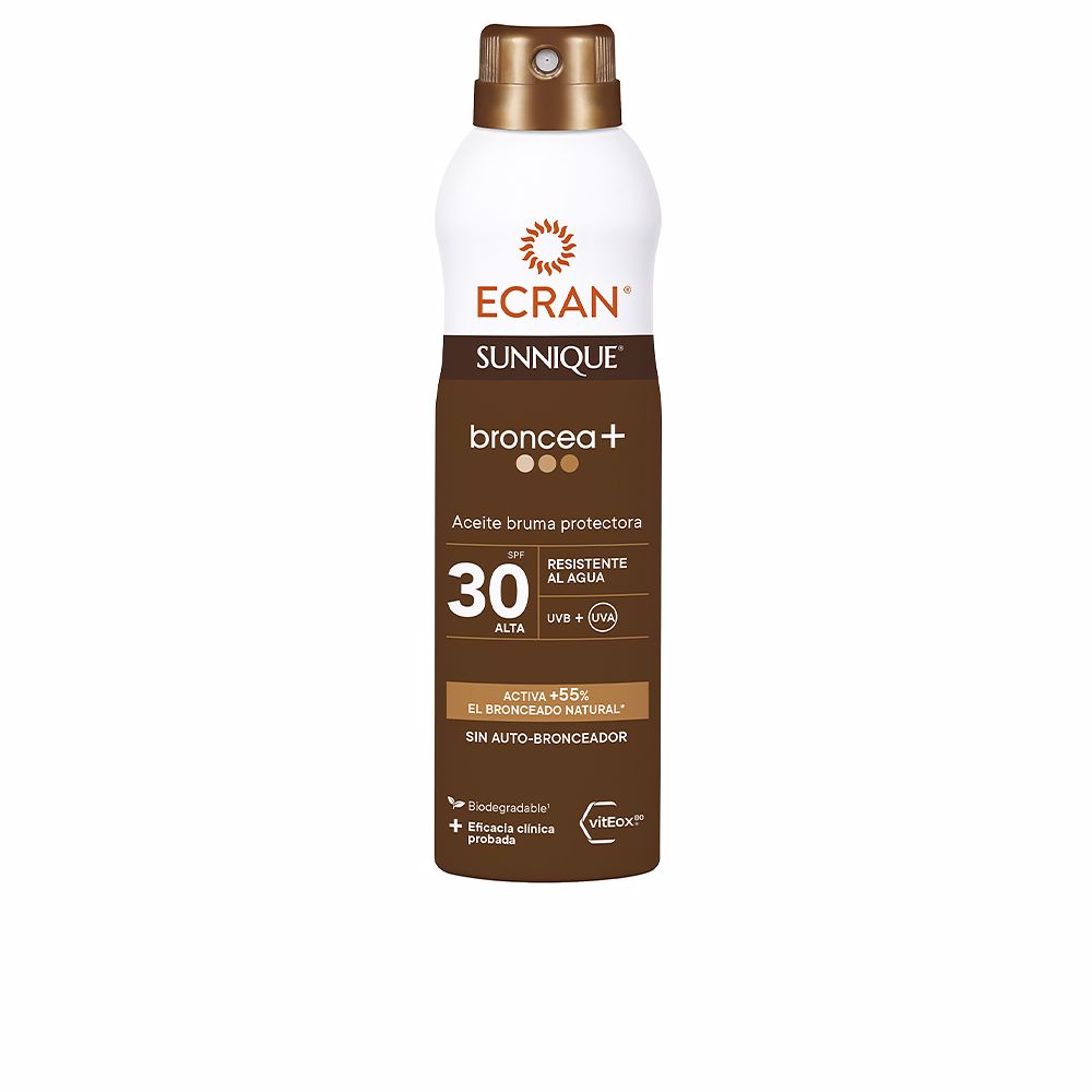 Ecran Sunnique Bronze+ Oil Mist Spf30 250 Ml