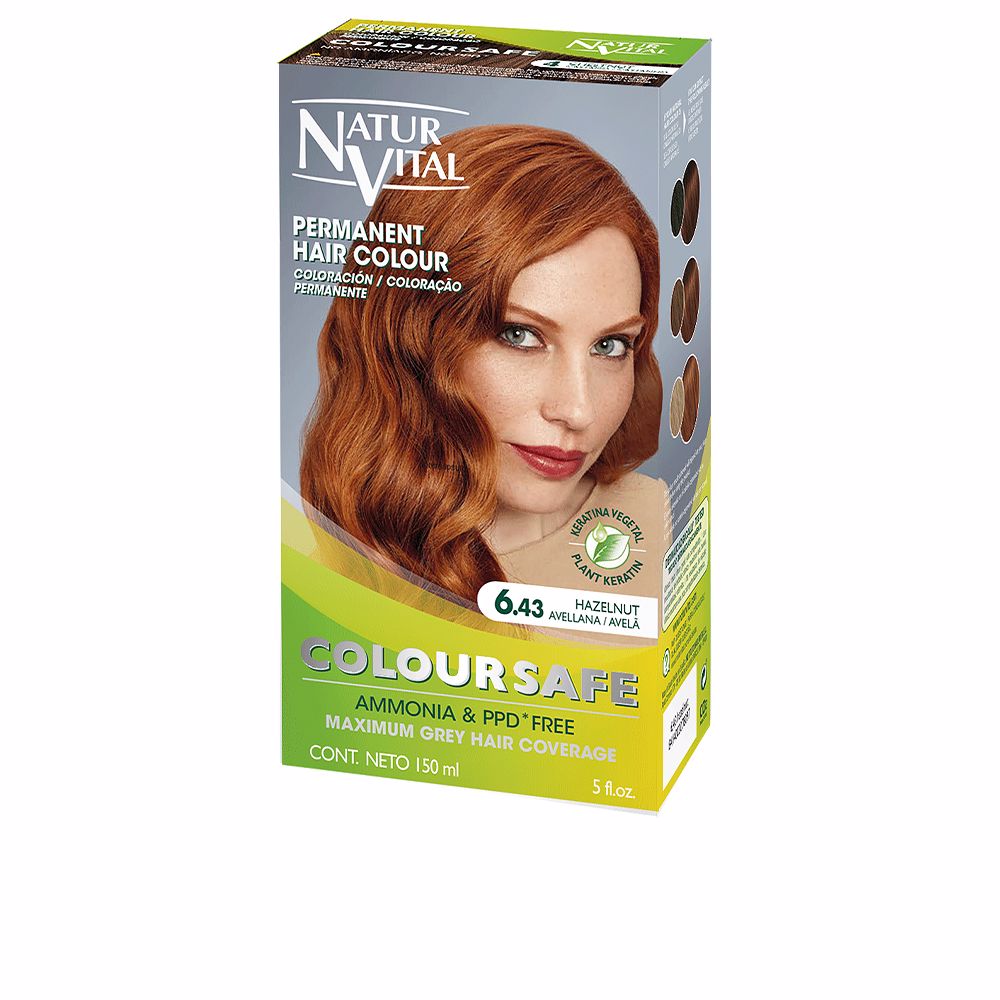 Natur Vital Coloursafe Permanent Dye #6.43-Hazelnut
