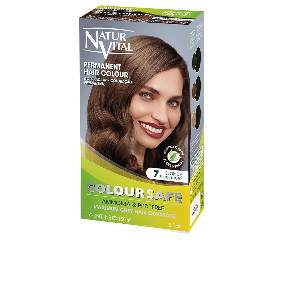 Natur Vital Coloursafe Permanent Hair Color #7-Blonde