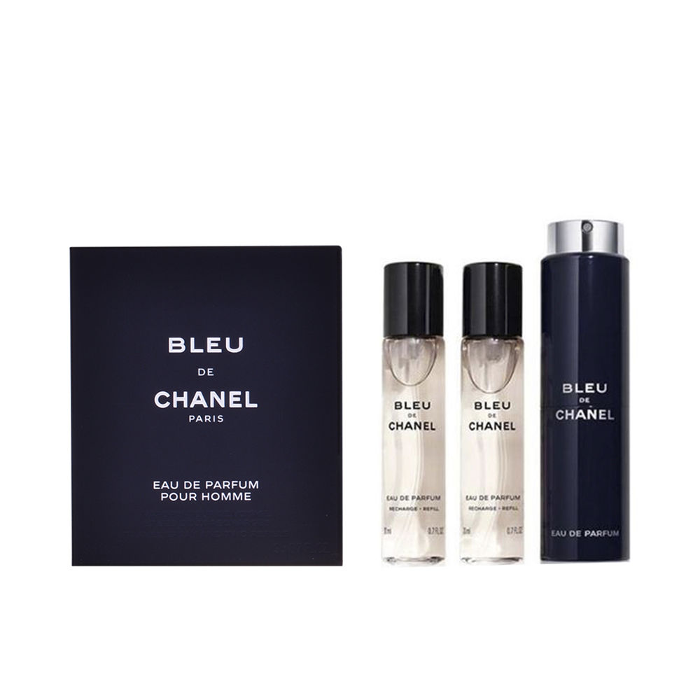 Chanel Bleu Eau De Parfum Refillable Travel Spray 3 X 20 Ml