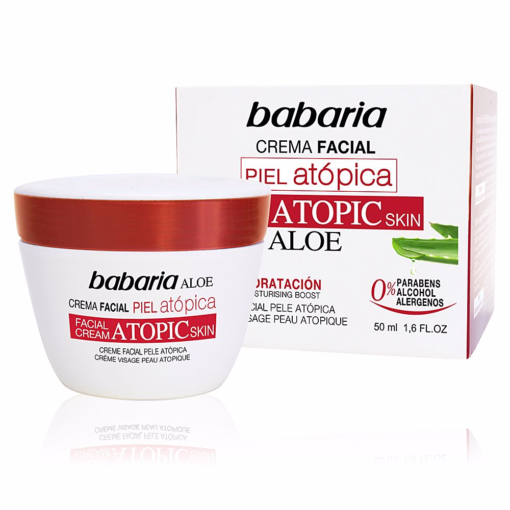Babaria Atopic Skin Aloe Vera Facial Cream 0% 50 Ml