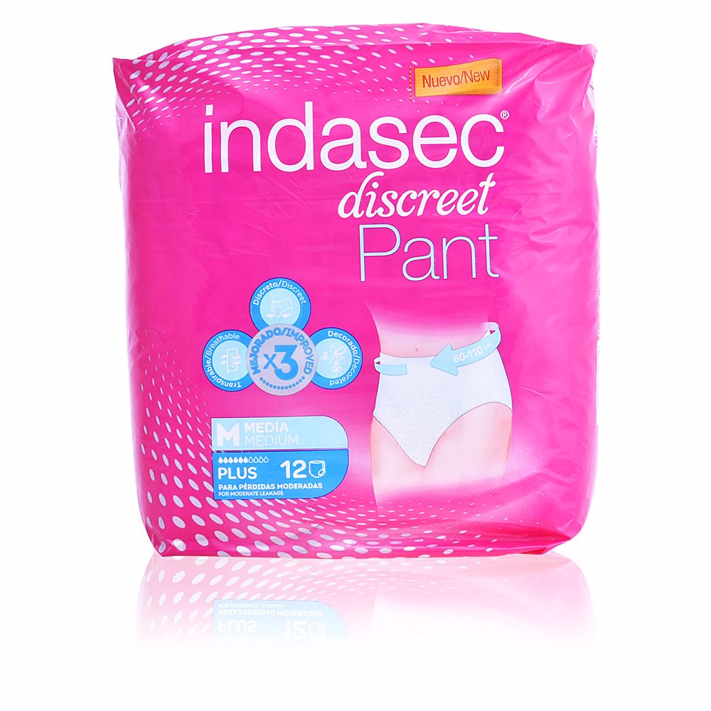Indasec Pant Plus Medium Size 12 Units