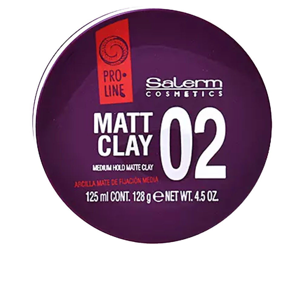 Salerm Matt Clay Medium Hold Matte Clay 125 Ml