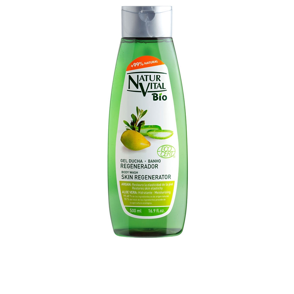 Natur Vital Bio Ecocert Regenerating Argan &Amp; Aloe Vera Shower Gel 500 Ml