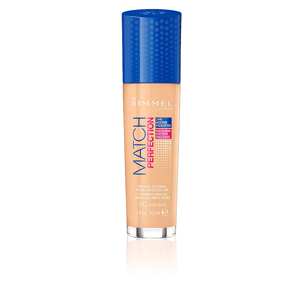 Rimmel London Match Perfection Foundation #102 -Light Nude