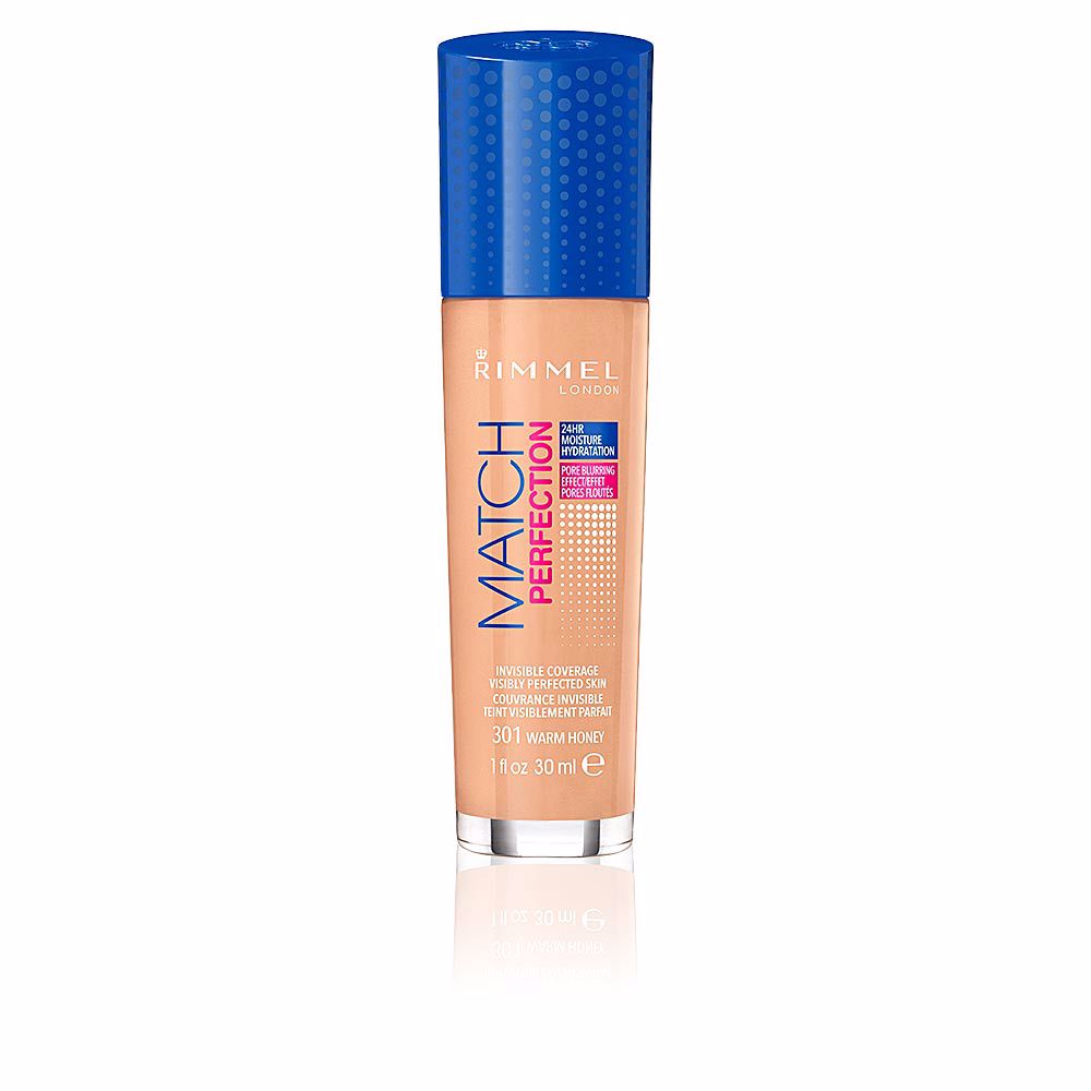 Rimmel London Match Perfection Foundation #301-Warm Honey