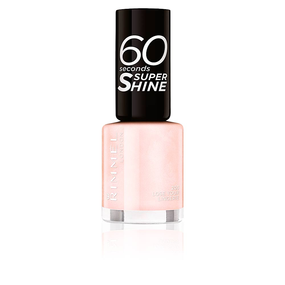 Rimmel London 60 Seconds Super Shine Nail Polish #203-Lose Your Lingerie 8 Ml