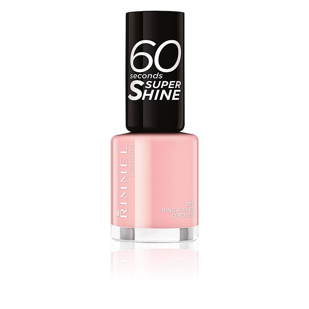 Rimmel London 60 Seconds Super Shine Nail Polish #262-Ring A Ring O'Roses 8 Ml