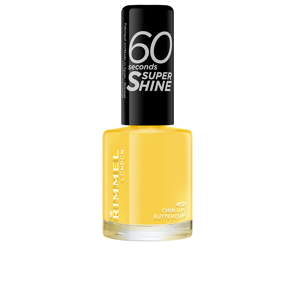 Rimmel London 60 Seconds Super Shine Nail Polish #452-Chin Up Buttercup 8 Ml