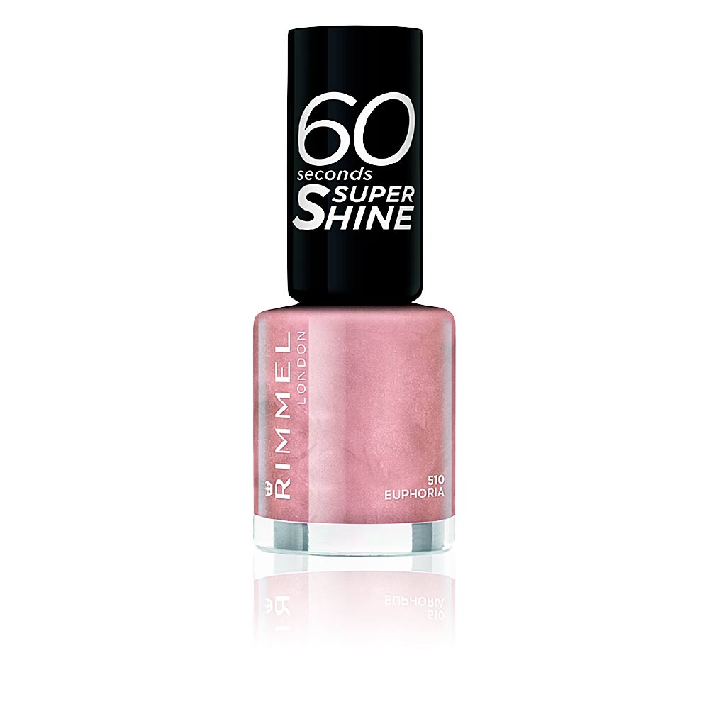 Rimmel London 60 Seconds Super Shine Nail Polish #510-Euphoria 8 Ml